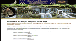 Desktop Screenshot of bengalpedigrees.com